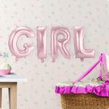 Kit de ballons en alu "Girl" 6 pcs.