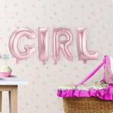 Kit de ballons en alu "Girl" 6 pcs.