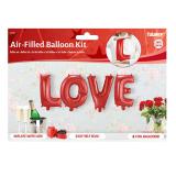 Kit de ballons en aluminium "Love"