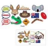 Accessoires pour photos "Australie" 12 pcs. 