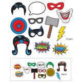 Set d´accessoires photo"Comic" 12-pcs