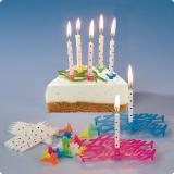 Bougies d'anniversaire avec lettres & support 49 pcs