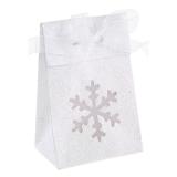 Boîtes cadeaux "Paillettes et flocons de neige" 4 pcs.