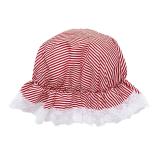 Bonnet de nuit rayé - rouge-blanc