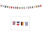 Guirlande "Drapeaux du monde" 7 m  