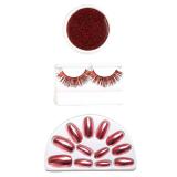 Kit de styling glamour "Party Girl" 15 pcs. - rouge