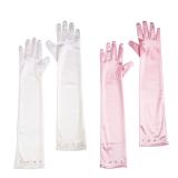 Gants en satin "Glamour" 42 cm