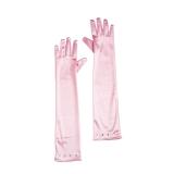 Gants en satin "Glamour" 42 cm - rose