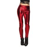 Legging brillant Taille M -rouge