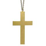 Collier doré avec croix "Prêtre"