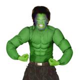 Grünes Muskel-Shirt "Hulk" für Kinder
