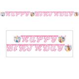 Happy Birthday-Girlande "Disney Princess" 240 cm