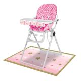 Set de décoration pour chaise haute "Little Star" 2-pcs rose