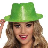Chapeau "Paillettes" - vert néon  