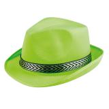 Chapeau "Trilby" - vert fluo