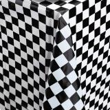 Nappe à carreaux "Black & White" 137 x 274 cm