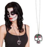 Collier tête de mort "Dia de los Muertos"