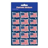 4 planches de petits autocollants "Drapeau US  - Star & Stripes"