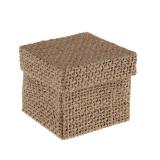 Kleine Geschenk-Boxen aus Jute 4er Pack