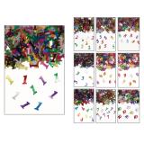 Confettis d'anniversaire "Chiffres multicolores" 14 g 