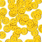 Confettis "Smileys jaunes" 28 g