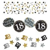 Confettis "Anniversaire scintillant" 18 ans 34 g