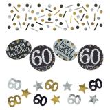 Confettis "Anniversaire scintillant" 60 ans 34 g