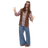 Costume "Happy Hippie Boy" 4 pcs.