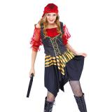 Costume "Reine pirate" 4 pcs