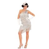 Costume "Roaring Twenties" argenté 3 pcs.