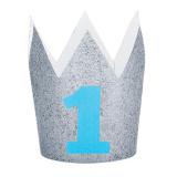 Couronne "Number one" 10 cm- argent