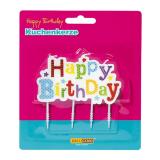 Bougie pour gâteau "Happy Birthday" 8,5 cm