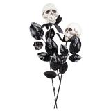 Fleur synthétique "Tête de mort" 42 cm 