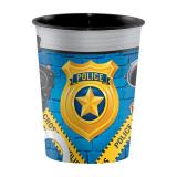 Gobelet en plastique "Police cool" 473 ml