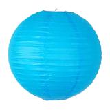 Gros lampion unicolore - 45 cm - bleu