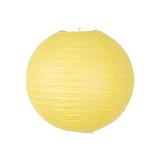 Gros lampion unicolore - 35 cm - jaune