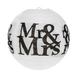 2 lampions "Mr & Mrs"