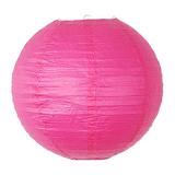 Gros lampion unicolore - 45 cm - rose vif