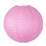 Gros lampion unicolore - 45 cm - rose