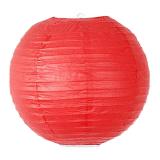 Gros lampion unicolore - 45 cm - rouge