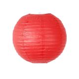 Gros lampion unicolore - 35 cm - rouge