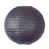 Gros lampion unicolore - 45 cm - noir