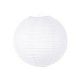 Gros lampion unicolore - 35 cm - blanc