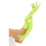 Gants longs "Neon Party" - vert fluo