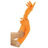 Gants longs "Neon Party" - orange fluo