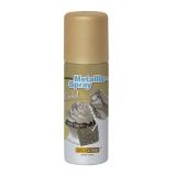 Spray coloré comestible "Metallic" 50 ml- doré