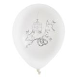 Ballons de baudruche "Le plus beau jour" - Lot de 8