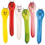 Luftballons fröhliche Raupen 6er Pack