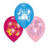 6 ballons de baudruche "Petite licorne"