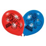 6 ballons de baudruche "Super Mario"